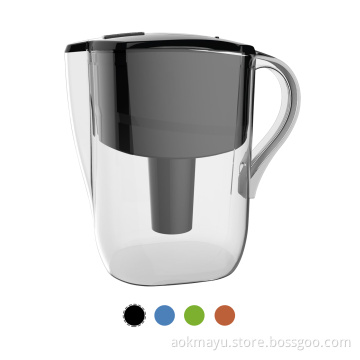 AOK 108 BLACK ALKALINE FILTER WATER JUG